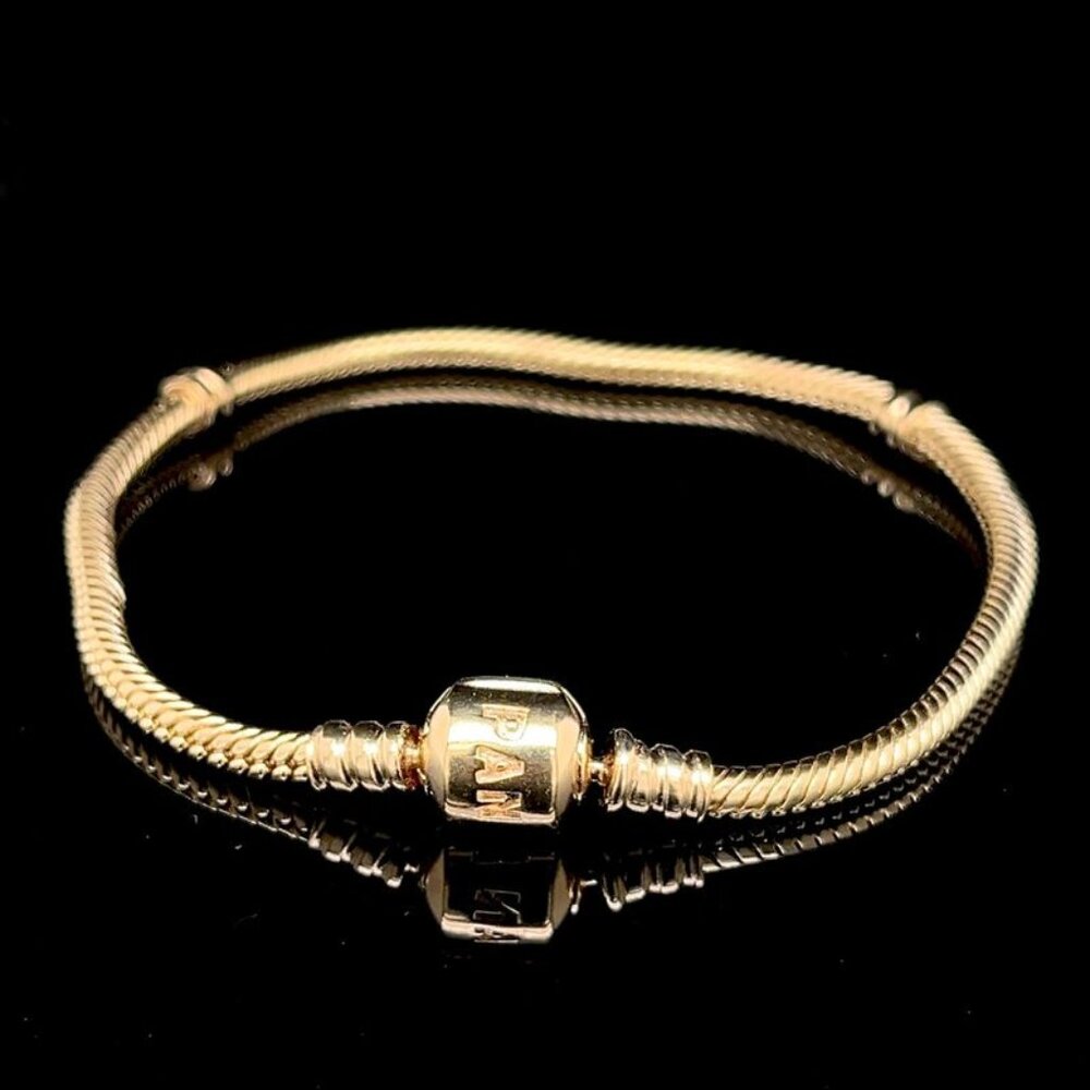 Pandora Gold Charm Bracelet